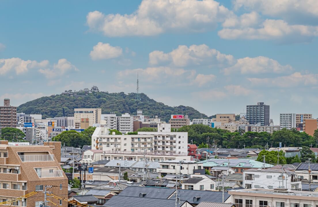 写真：ベランダから見える風景