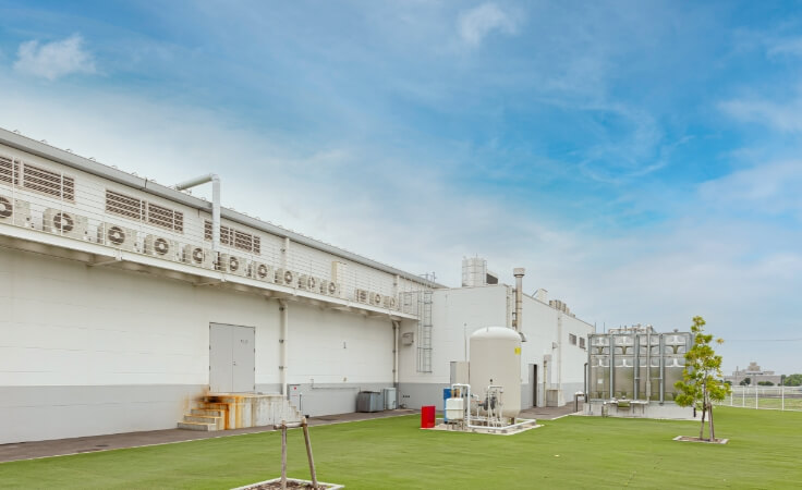 写真：ビージョイグループ本社工場